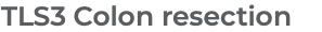 TLS3 Colon resection